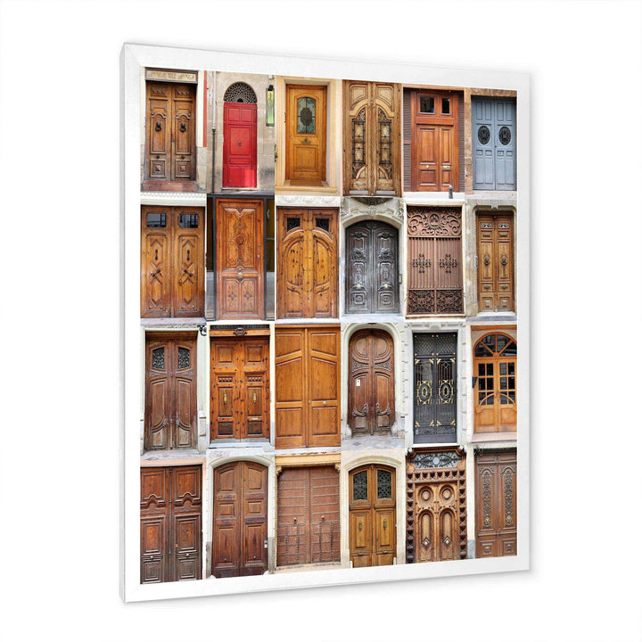 Art Nouveau Doors - Vintage Living Room Wall Decor