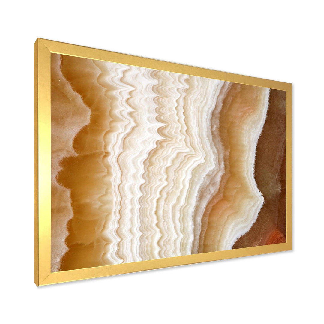 Marbled Stone Layers - Traditional Living Room Wall Decor