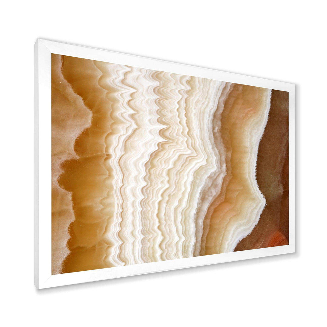 Marbled Stone Layers - Traditional Living Room Wall Decor