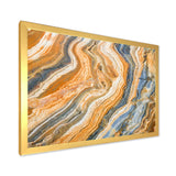 Segment Layers of Marbled Rock