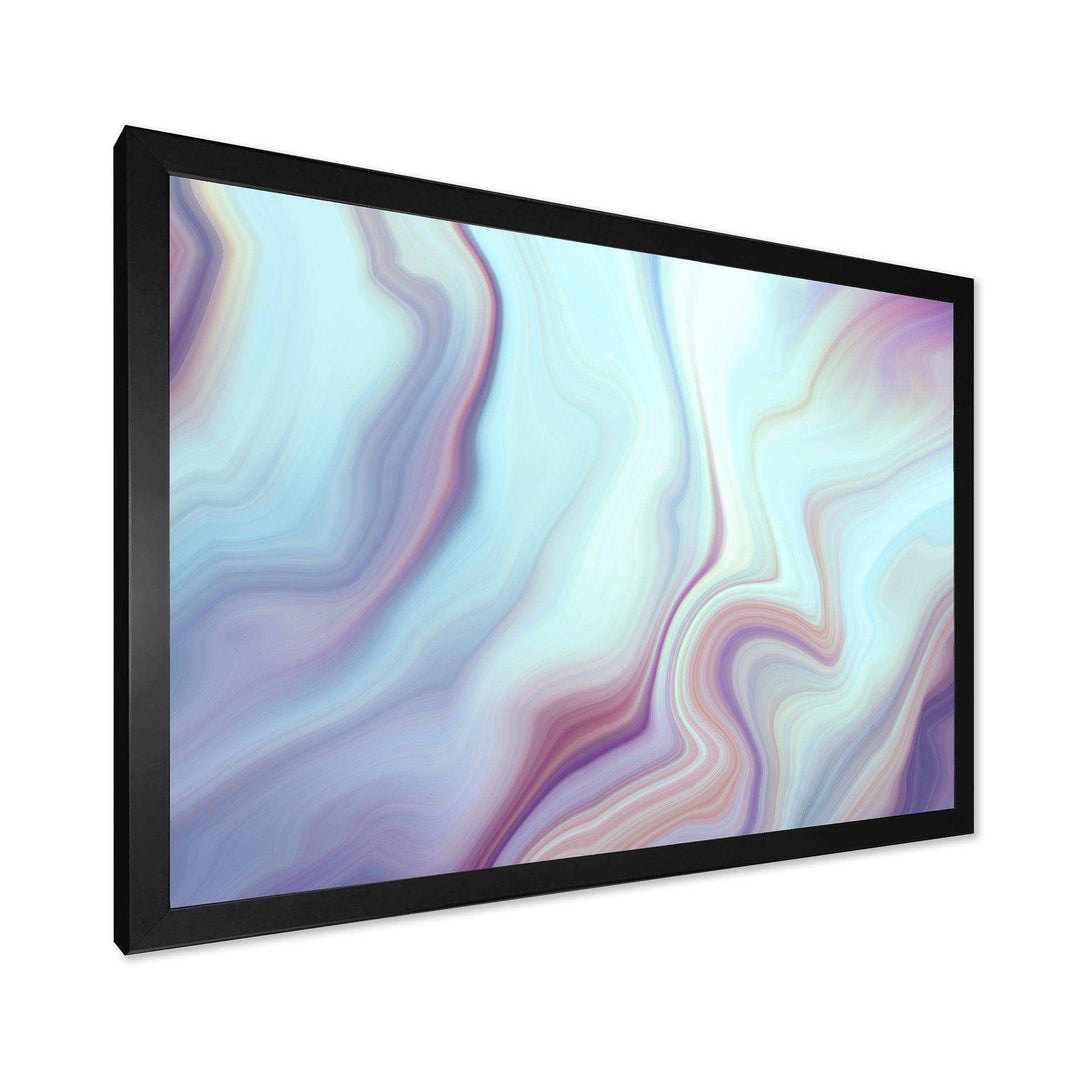 Marbled Liquid Agate Colours - Modern Bedroom Wall Art
