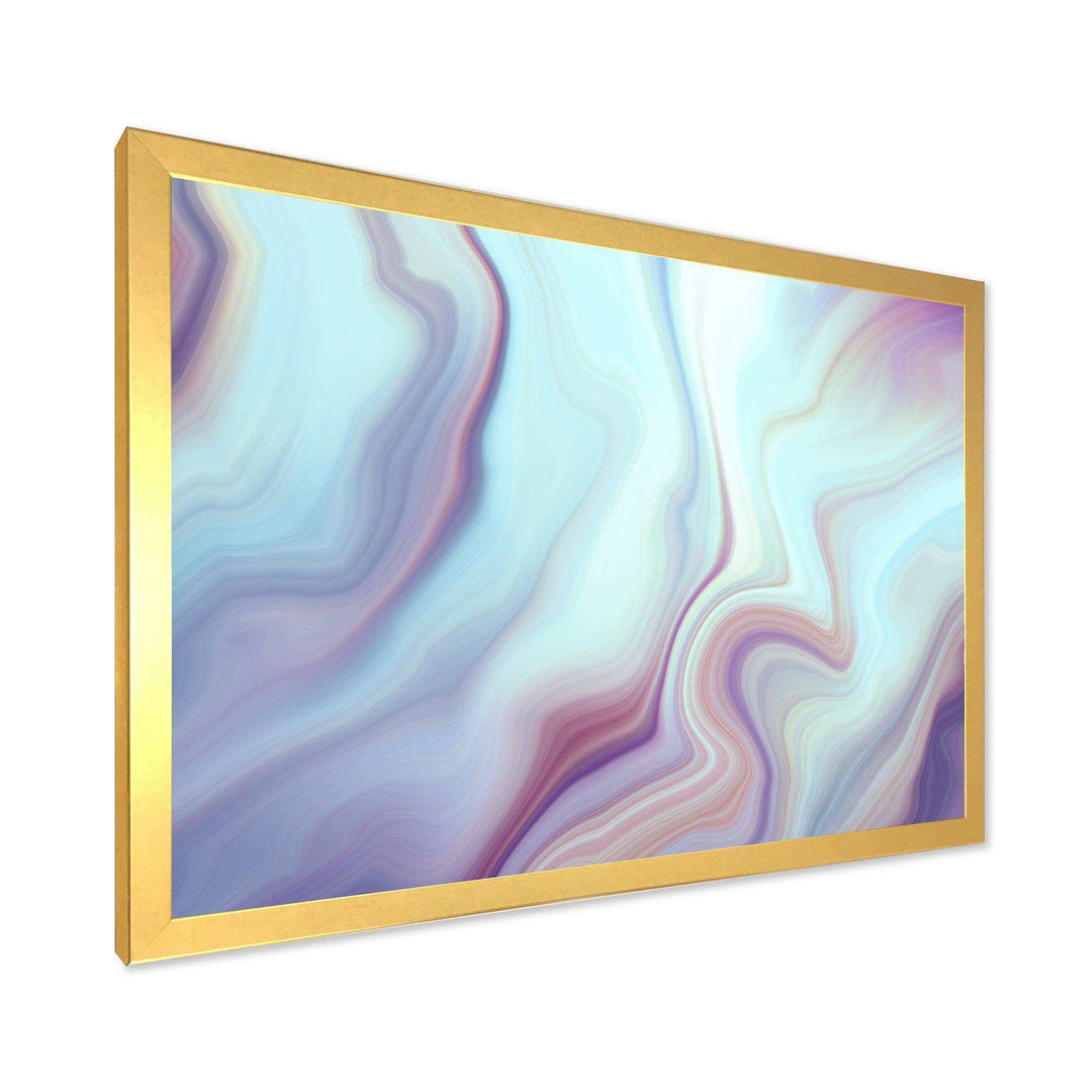 Marbled Liquid Agate Colours - Modern Bedroom Wall Art