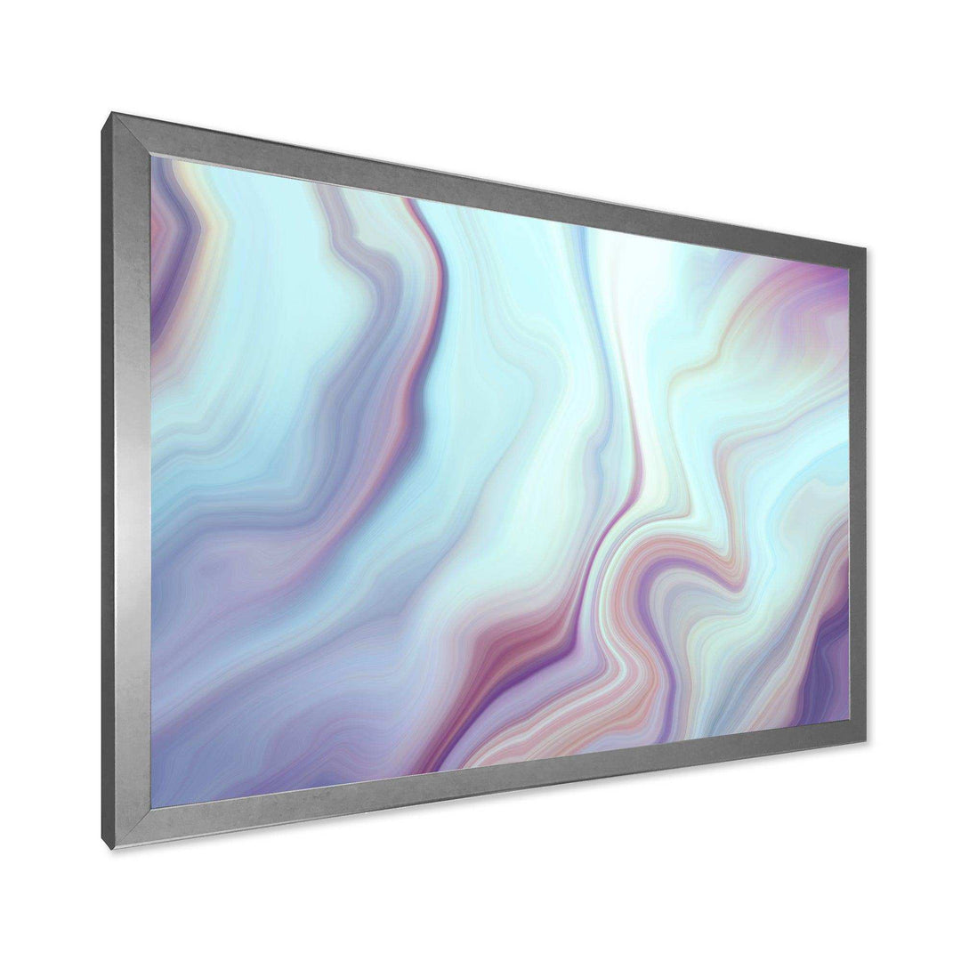 Marbled Liquid Agate Colours - Modern Bedroom Wall Art