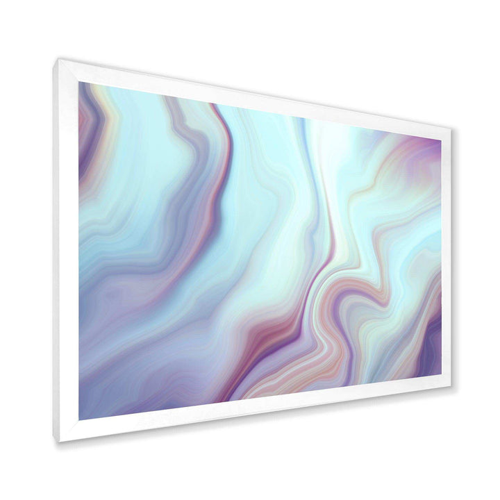 Marbled Liquid Agate Colours - Modern Bedroom Wall Art