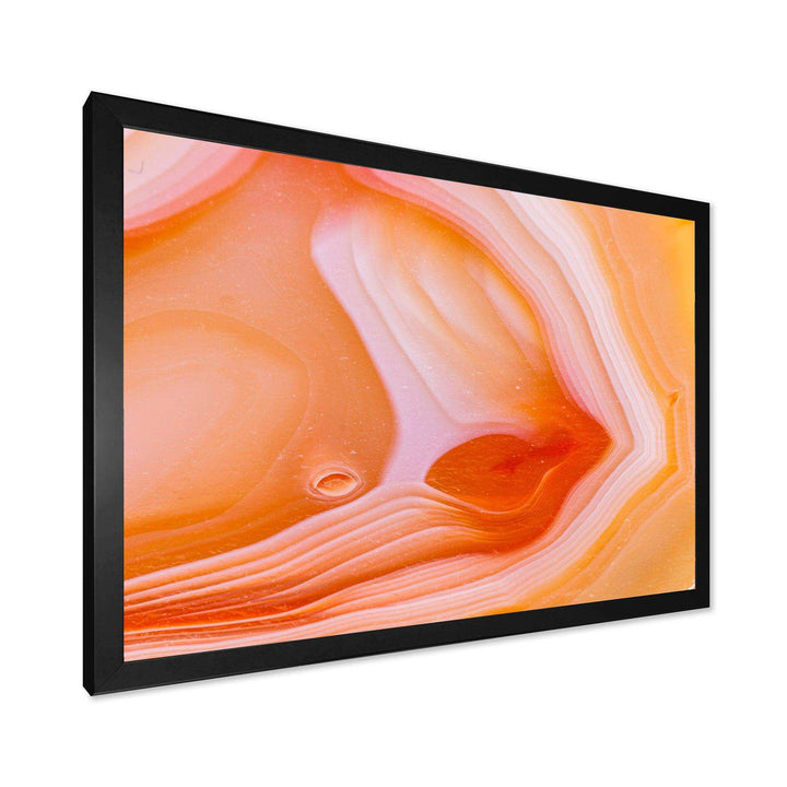 Mineral Orange Agate - Mid-Century Modern Wall Art Prints