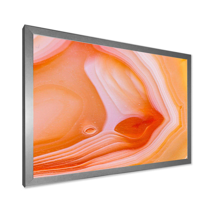 Mineral Orange Agate - Mid-Century Modern Wall Art Prints