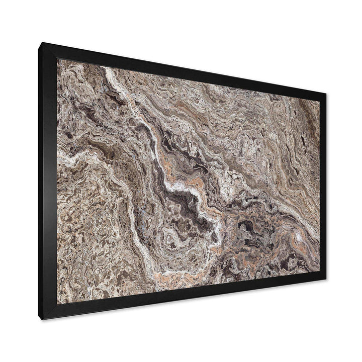 Onyx Travertine Tile - Mid-Century Modern Canvas Wall Art