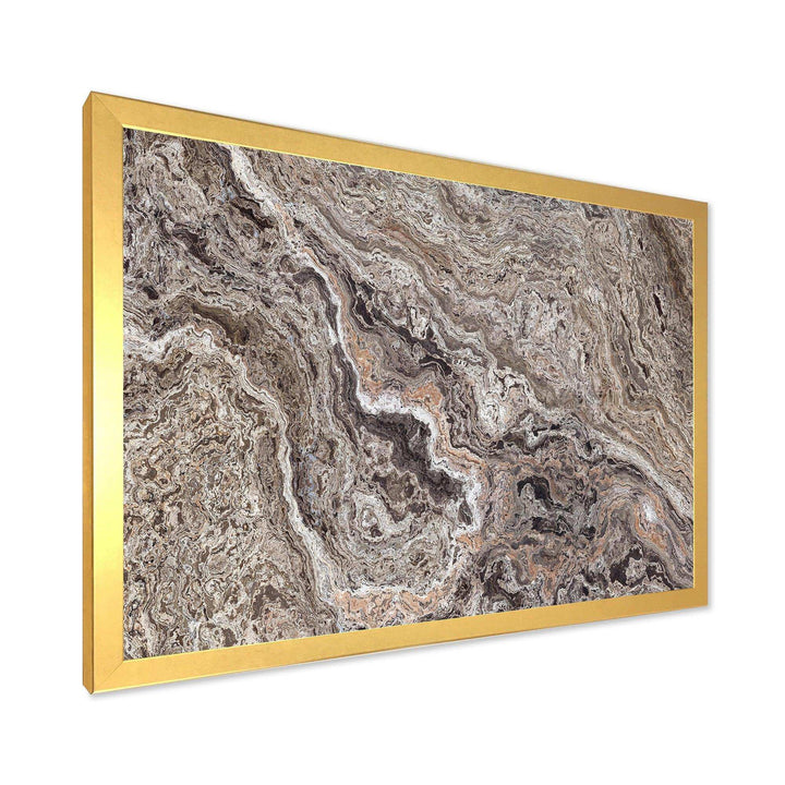 Onyx Travertine Tile - Mid-Century Modern Canvas Wall Art