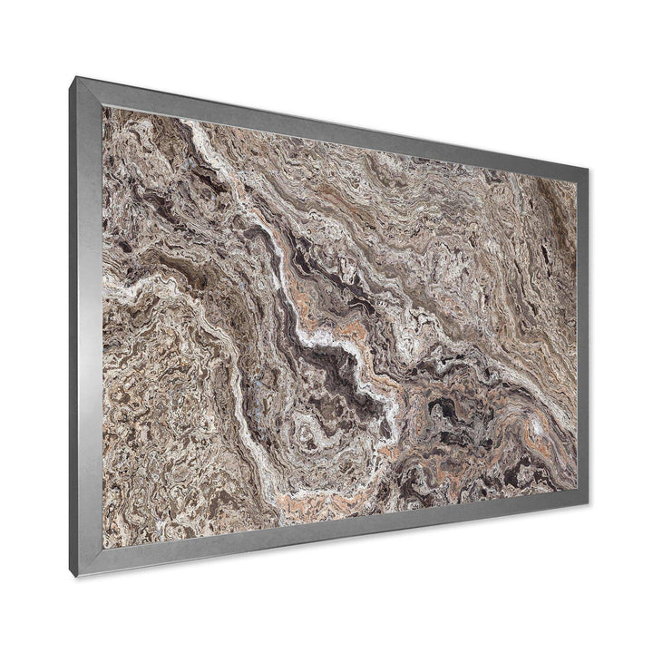 Onyx Travertine Tile - Mid-Century Modern Canvas Wall Art