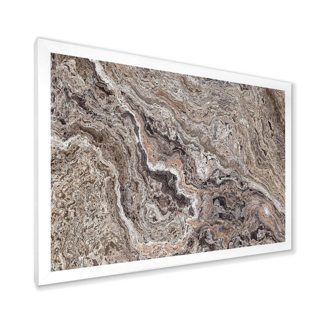 Onyx Travertine Tile - Mid-Century Modern Canvas Wall Art