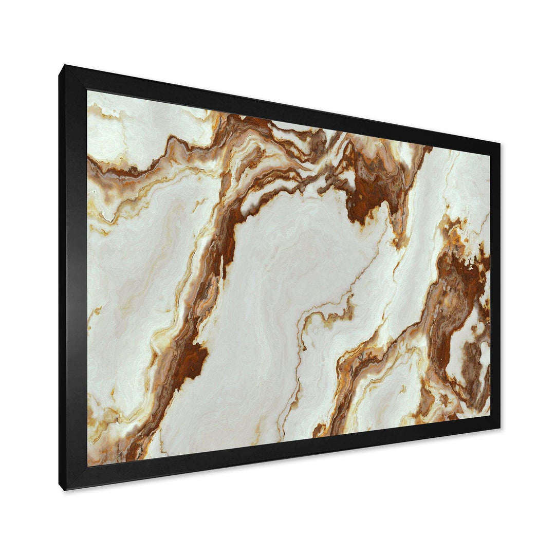 Natural Onyx Texture - Mid-Century Modern Bedroom Wall Art