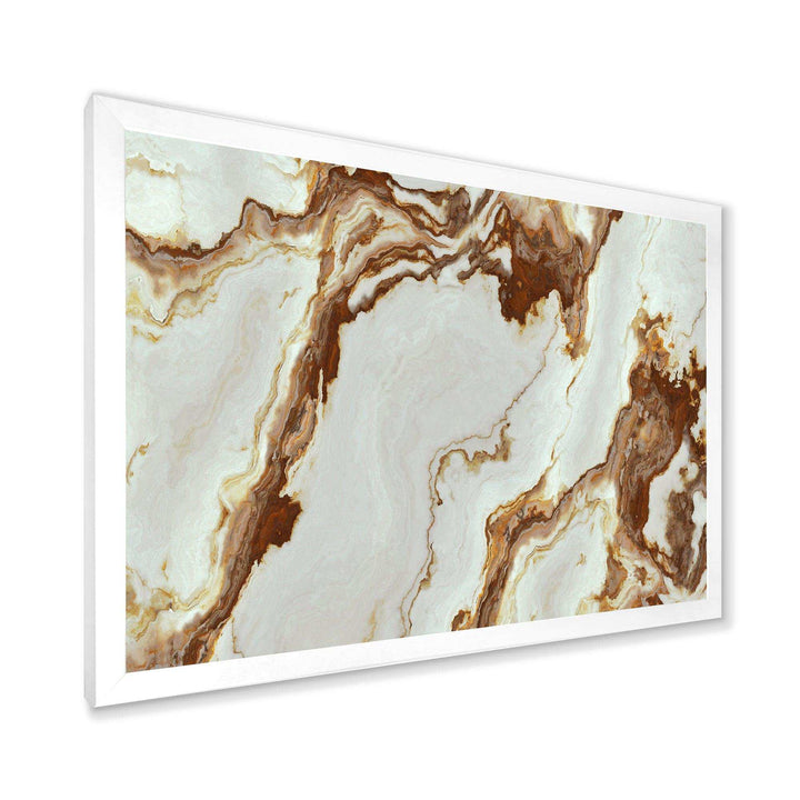 Natural Onyx Texture - Mid-Century Modern Bedroom Wall Art