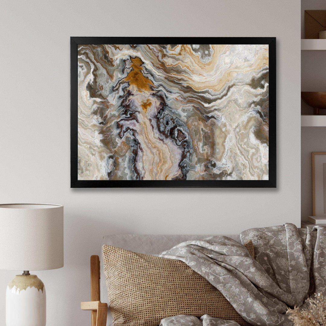 Onyx detail Composition - Mid-Century Modern Bedroom Wall Art