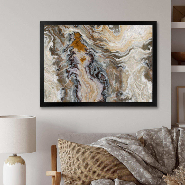 Onyx detail Composition - Mid-Century Modern Bedroom Wall Art