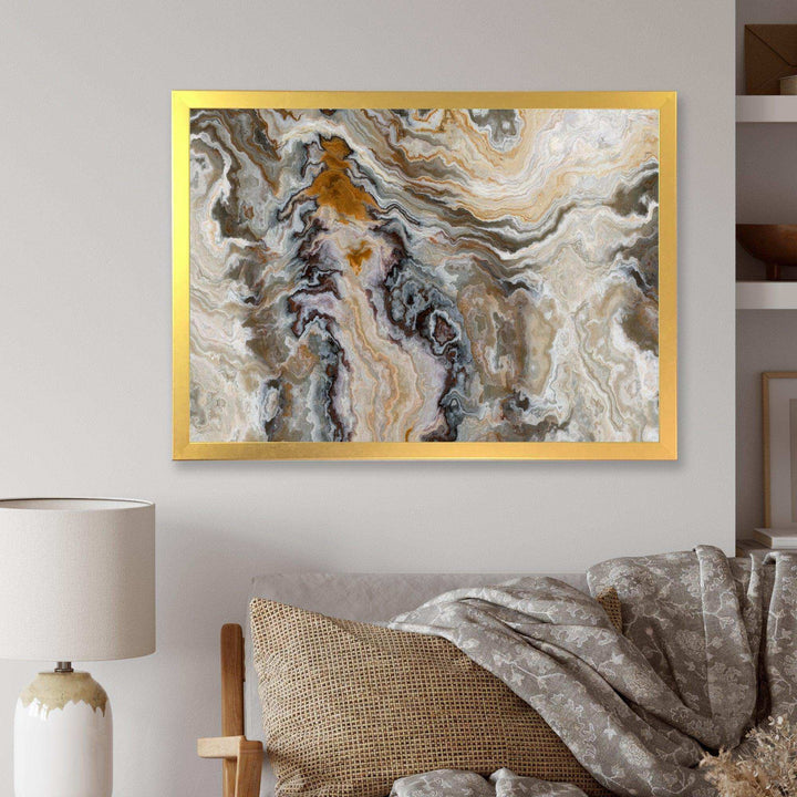 Onyx detail Composition - Mid-Century Modern Bedroom Wall Art