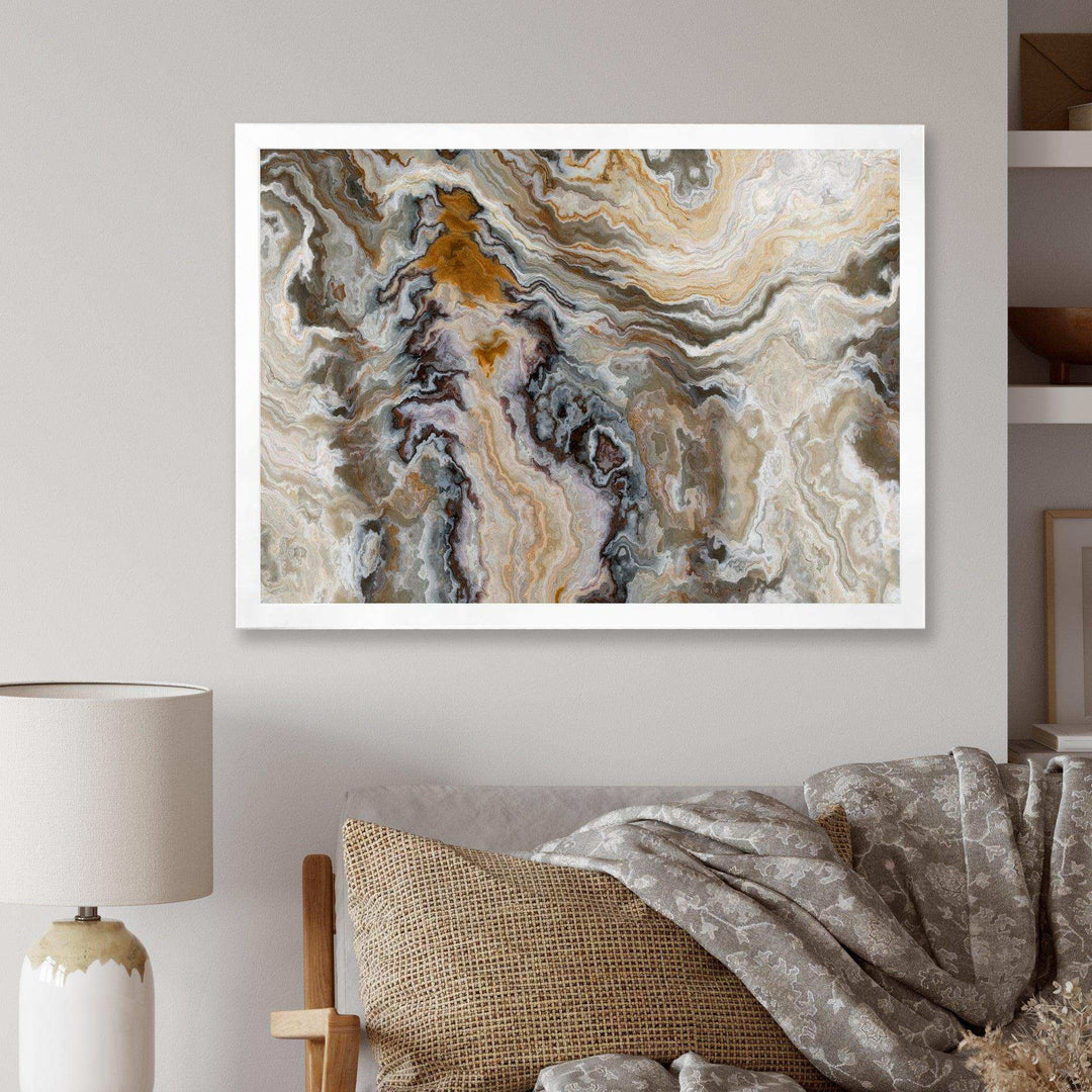 Onyx detail Composition - Mid-Century Modern Bedroom Wall Art