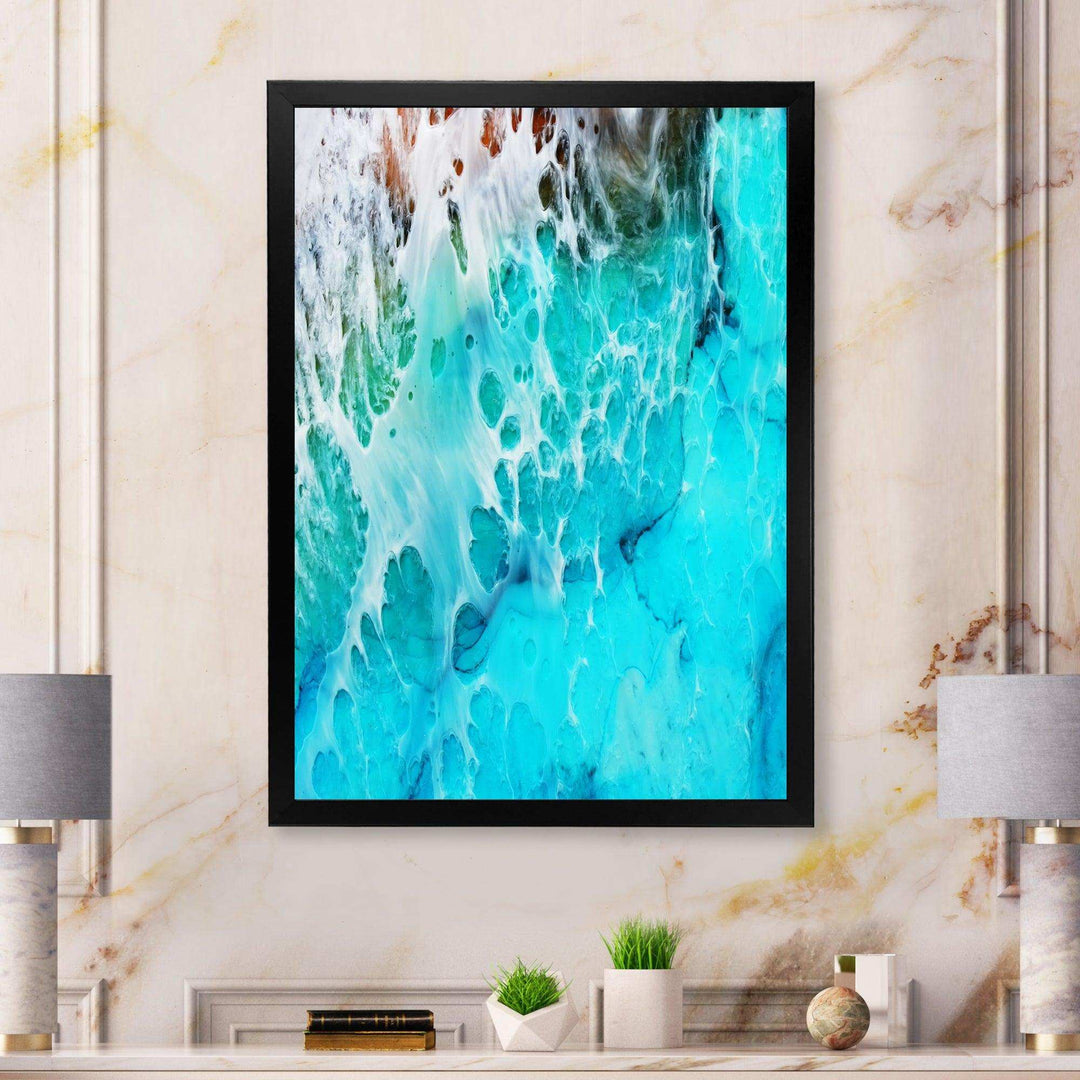 Waves Epoxy ResIn Art III - Modern Bedroom Wall Art