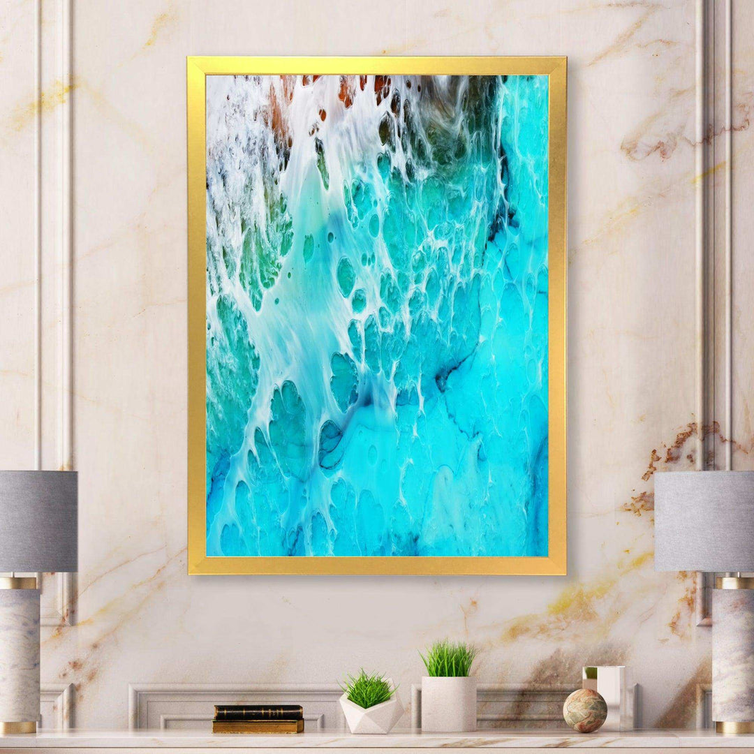 Waves Epoxy ResIn Art III - Modern Bedroom Wall Art