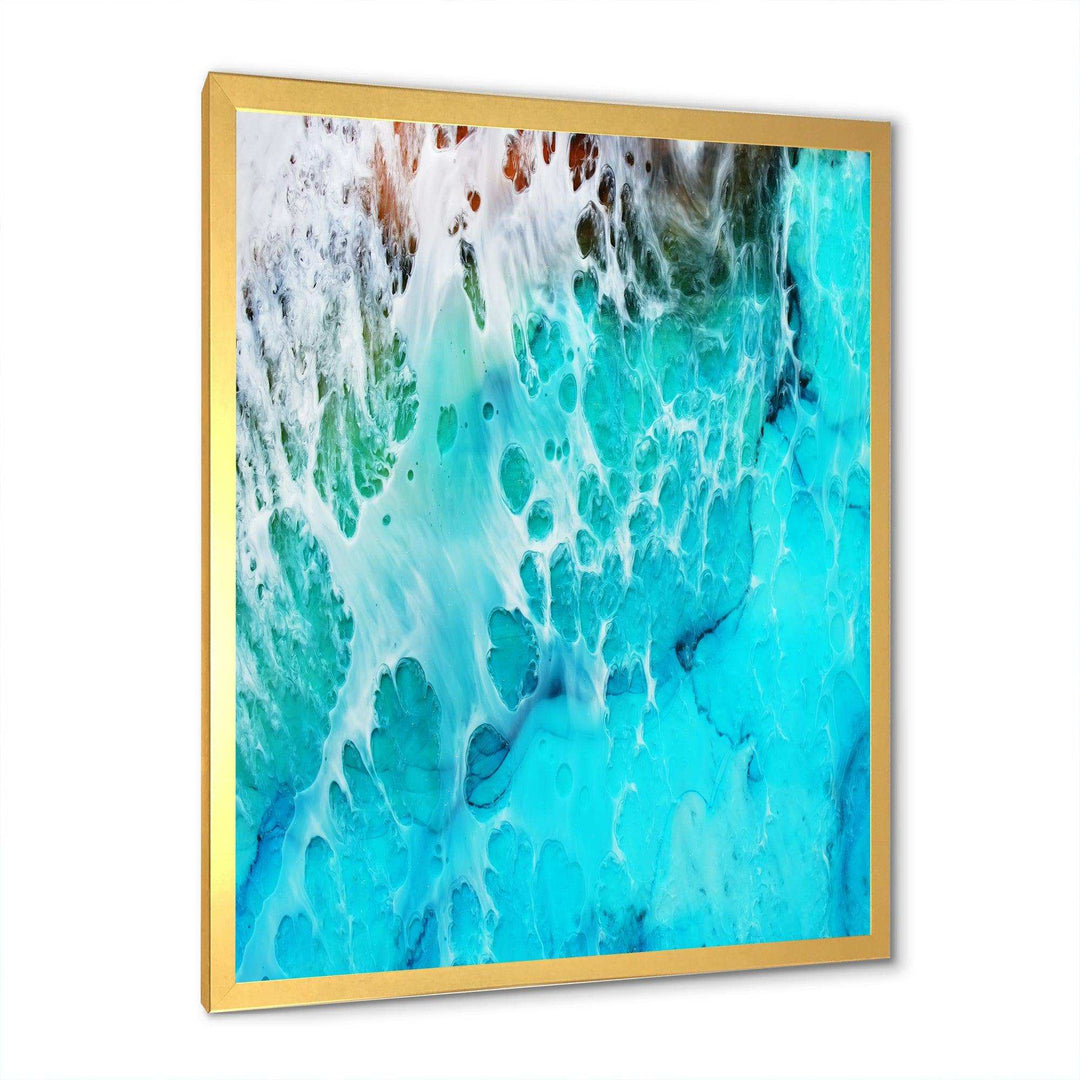 Waves Epoxy ResIn Art III - Modern Bedroom Wall Art