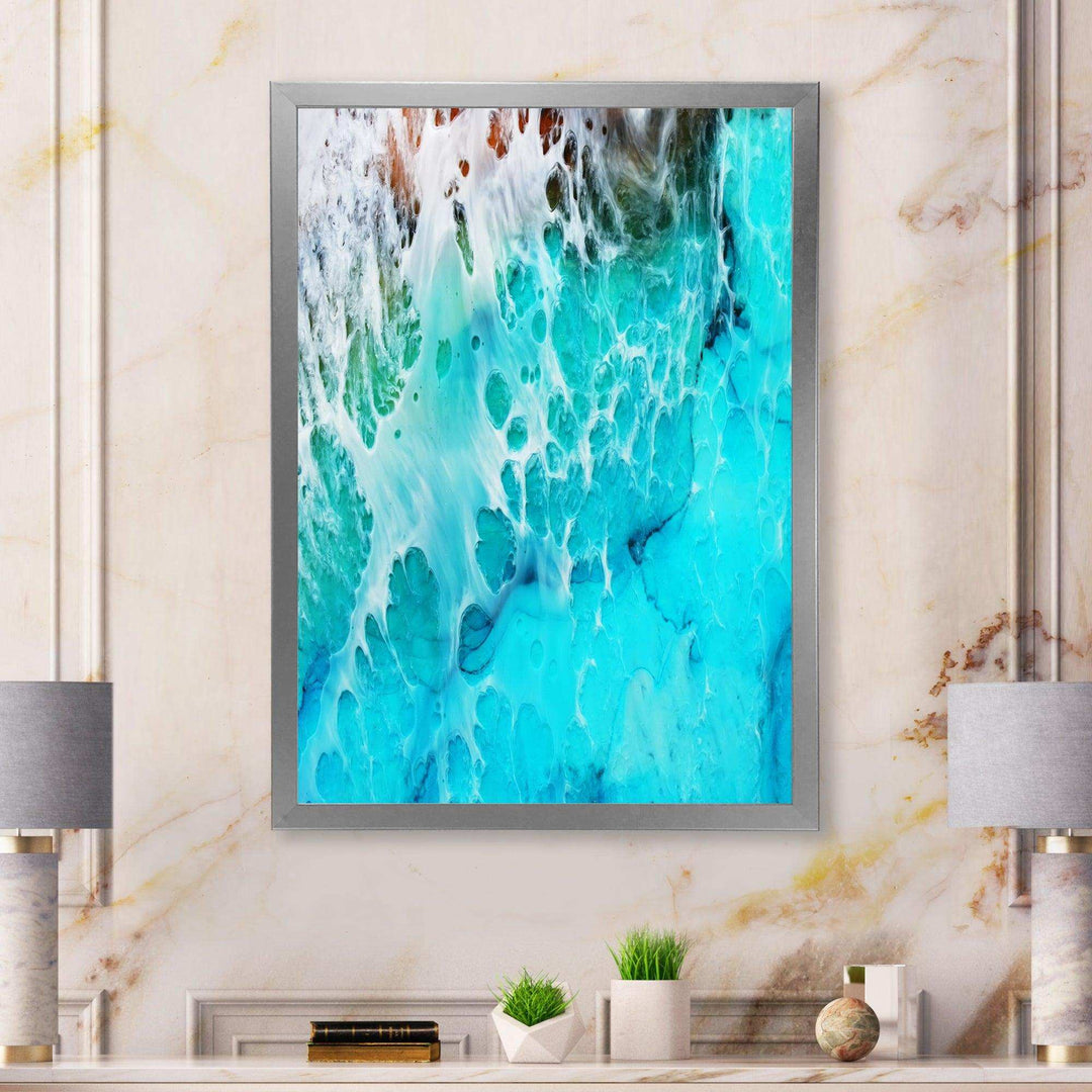 Waves Epoxy ResIn Art III - Modern Bedroom Wall Art
