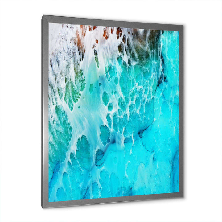 Waves Epoxy ResIn Art III - Modern Bedroom Wall Art
