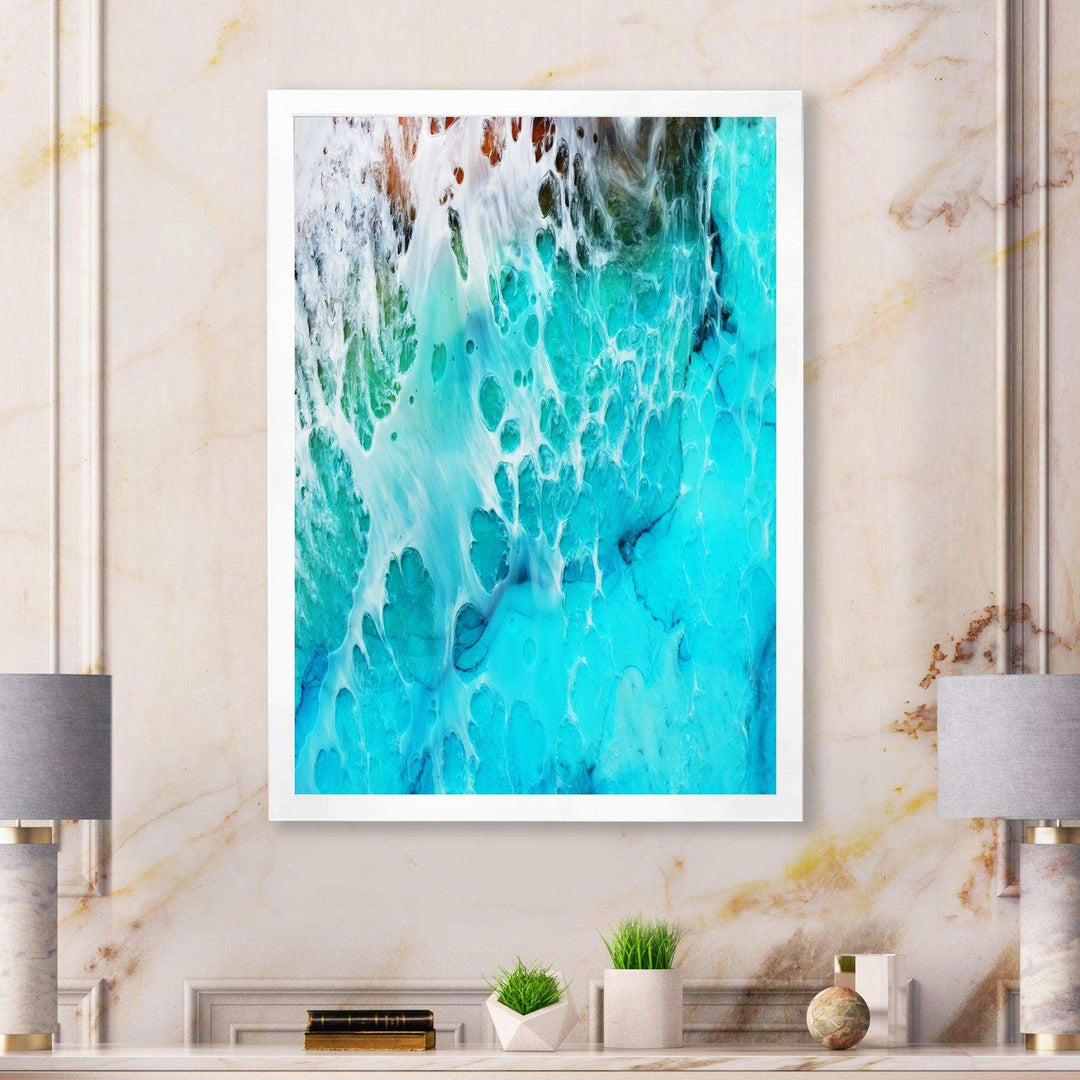 Waves Epoxy ResIn Art III - Modern Bedroom Wall Art