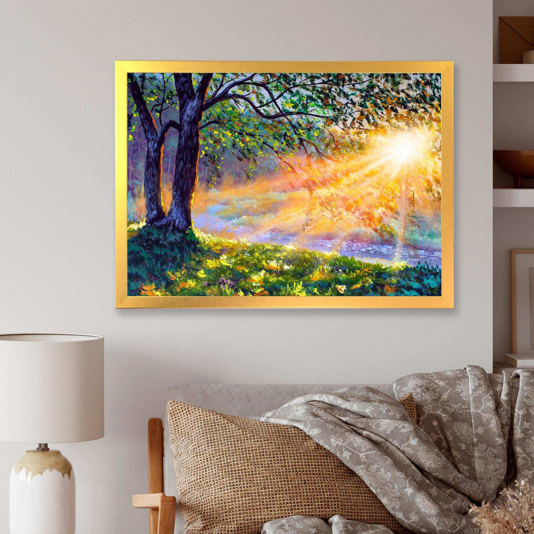 Dawn Sunshine Light By The River