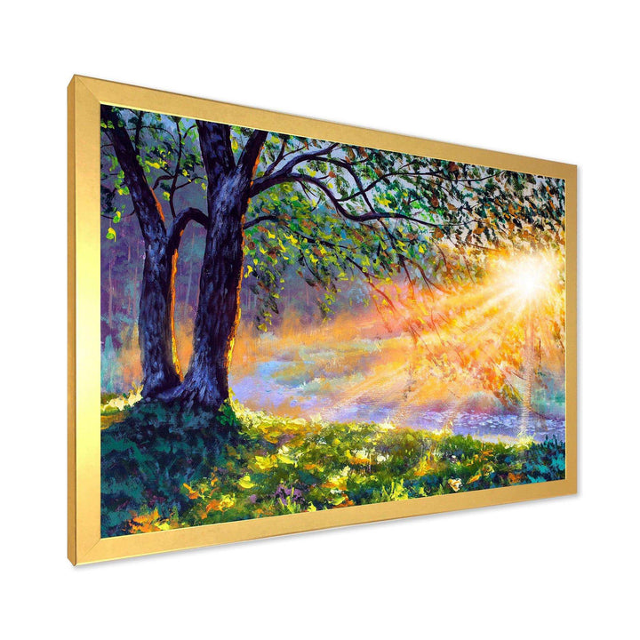 Dawn Sunshine Light By The River