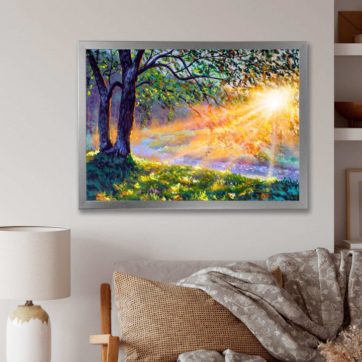 Dawn Sunshine Light By The River