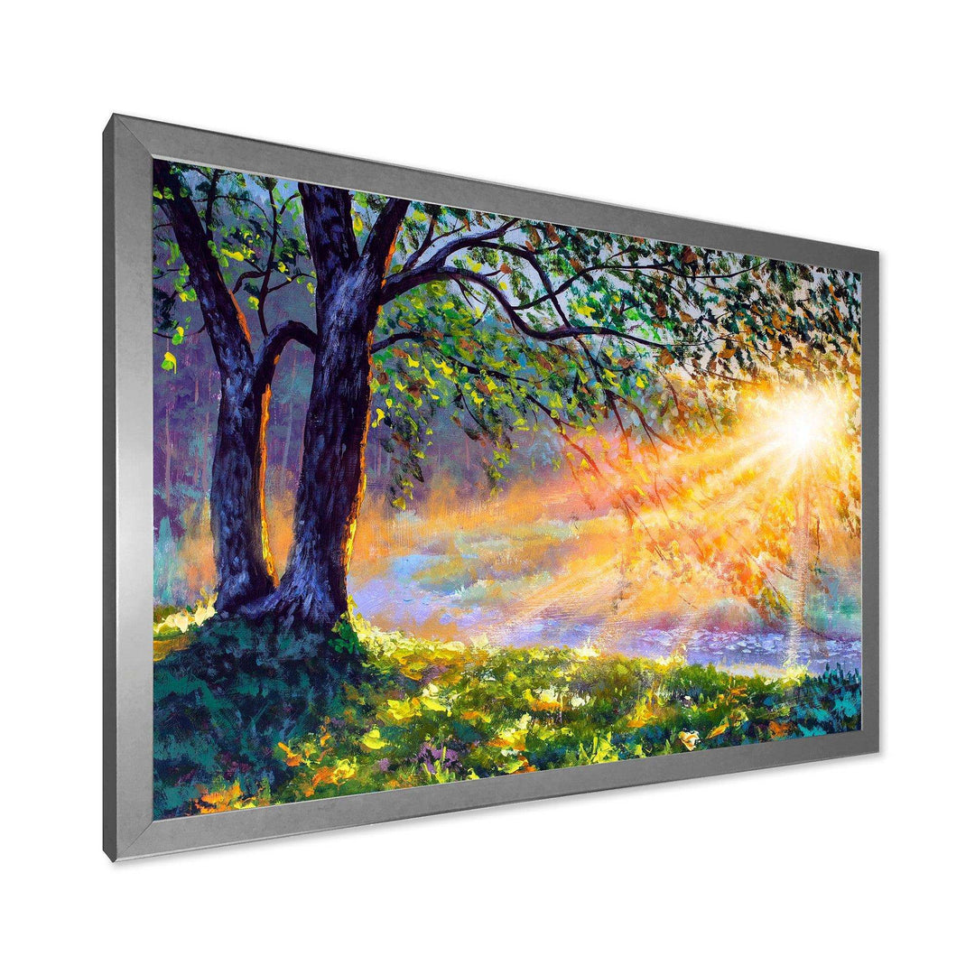 Dawn Sunshine Light By The River