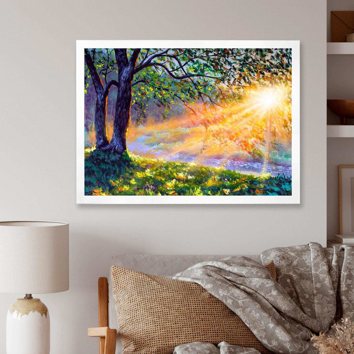 Dawn Sunshine Light By The River