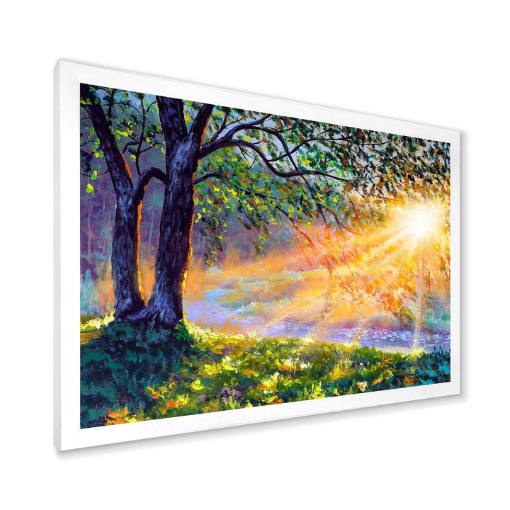 Dawn Sunshine Light By The River