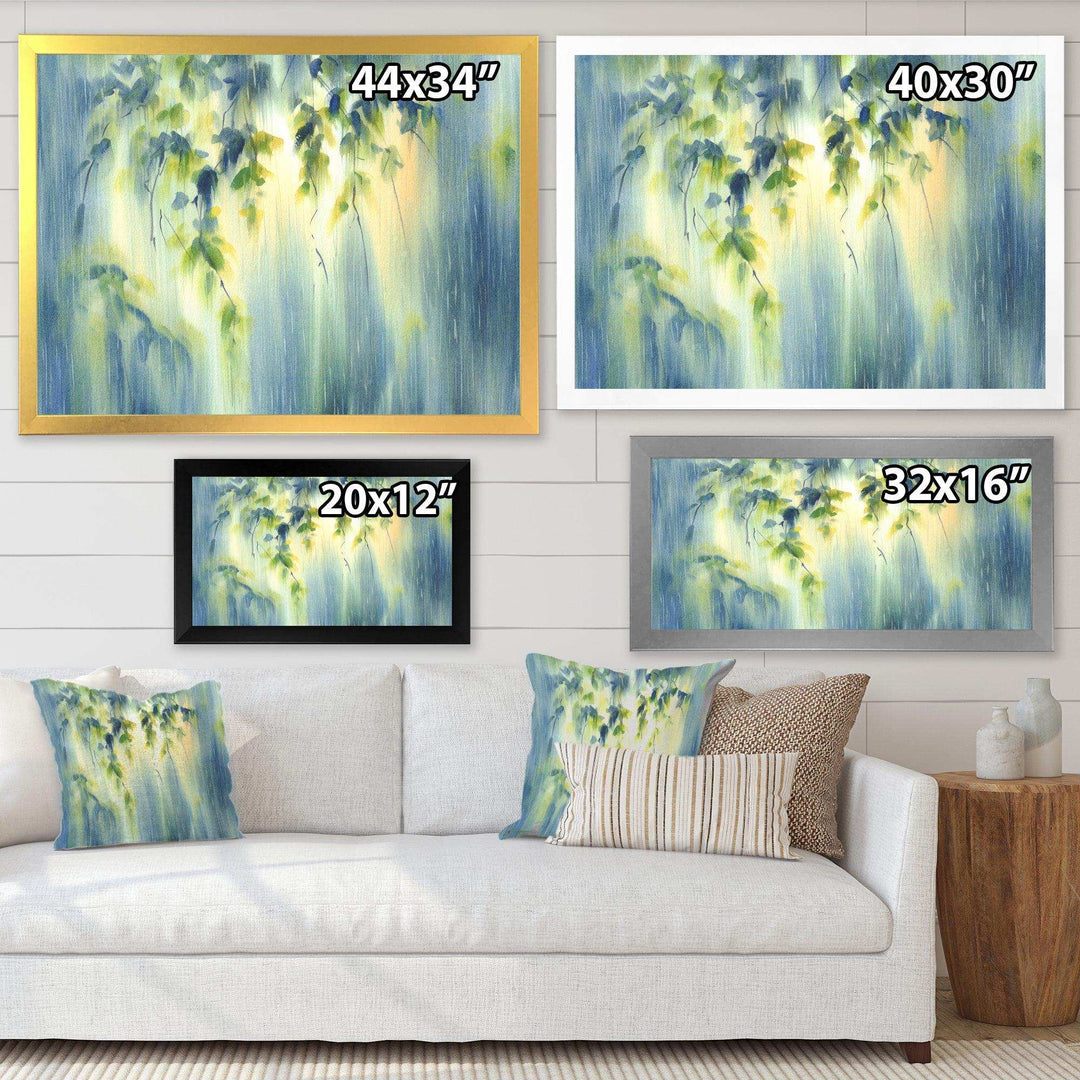 RaIn Falling Down In Green Lit Forest II