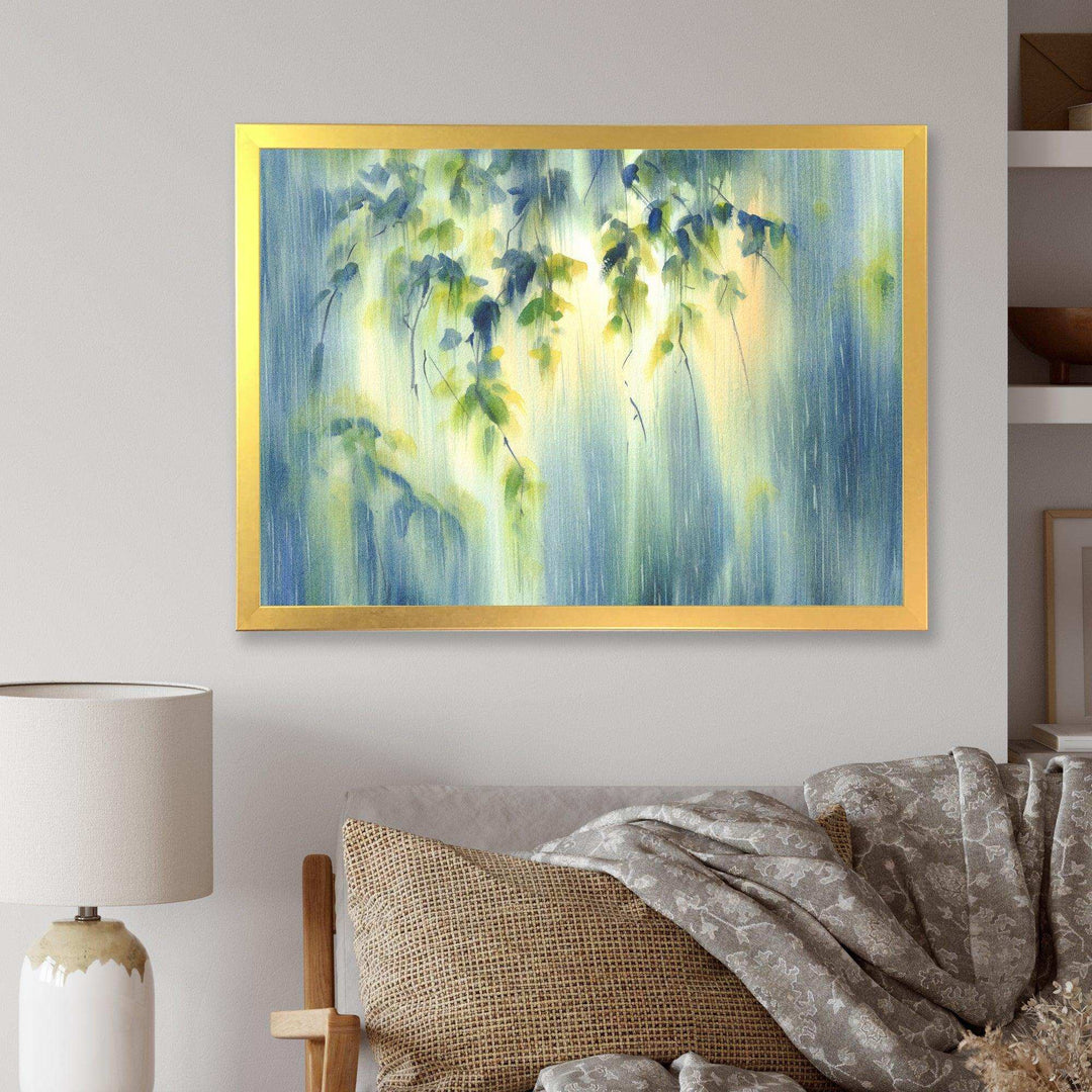 RaIn Falling Down In Green Lit Forest II