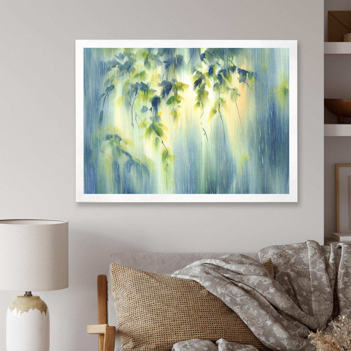 RaIn Falling Down In Green Lit Forest II