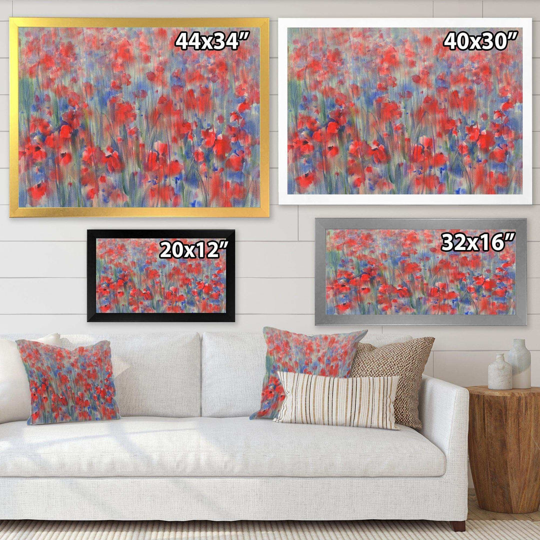 Poppy Flower Fields Forever I