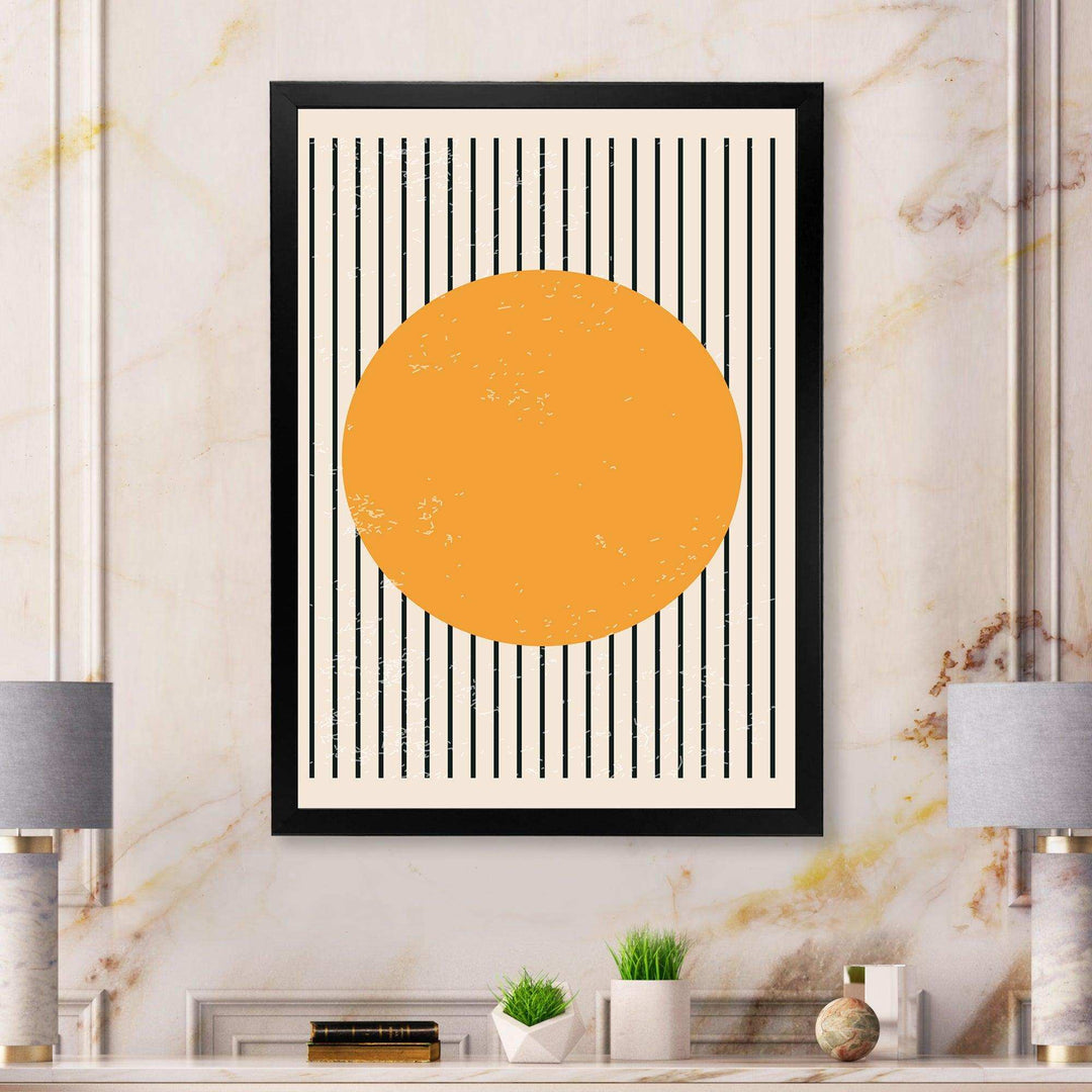 Minimal Geometric Compostions Of Elementary Forms XI - Modern Living Room Wall Decor