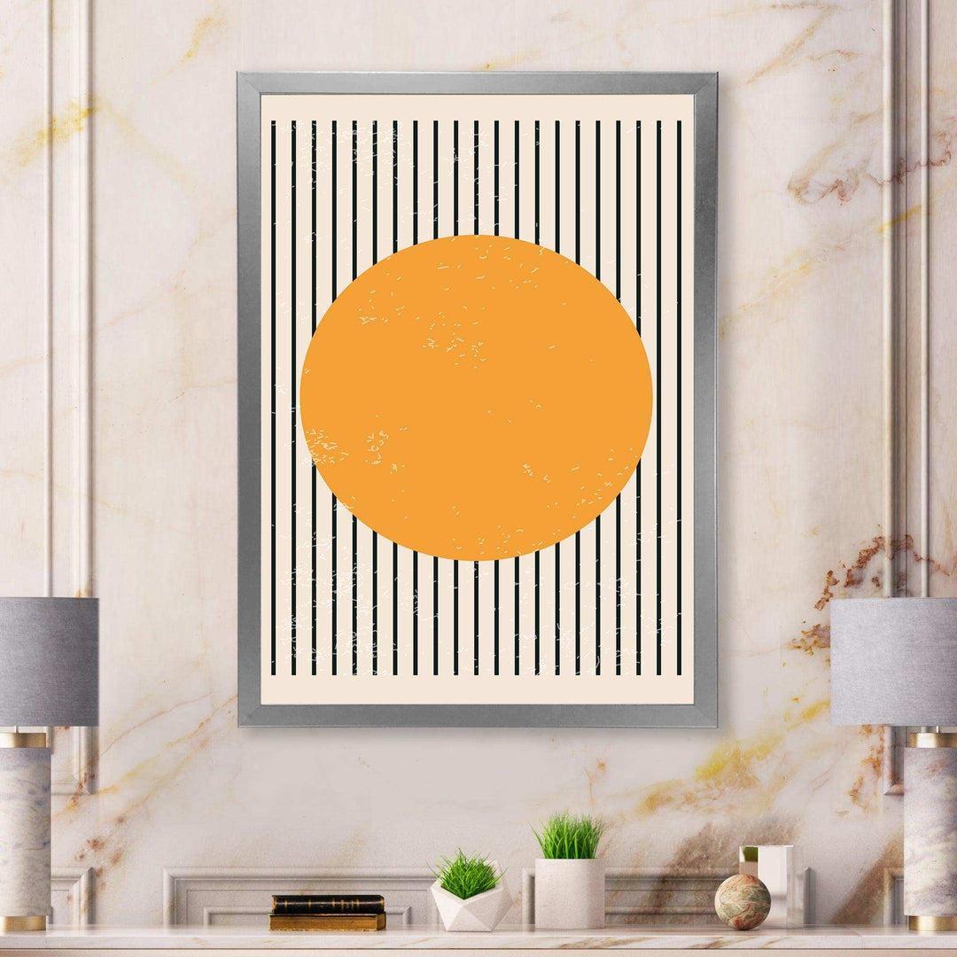 Minimal Geometric Compostions Of Elementary Forms XI - Modern Living Room Wall Decor