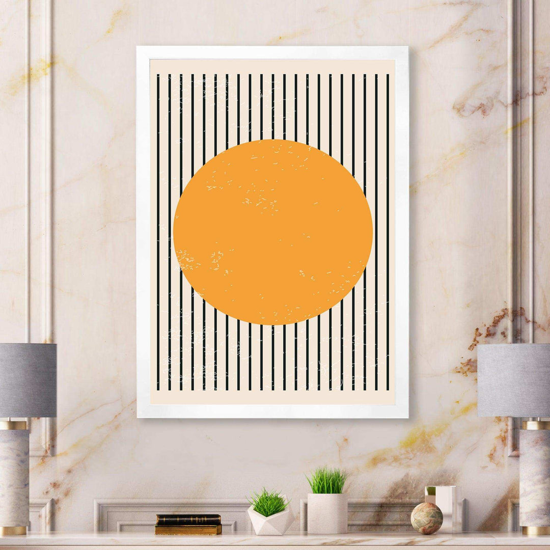 Minimal Geometric Compostions Of Elementary Forms XI - Modern Living Room Wall Decor