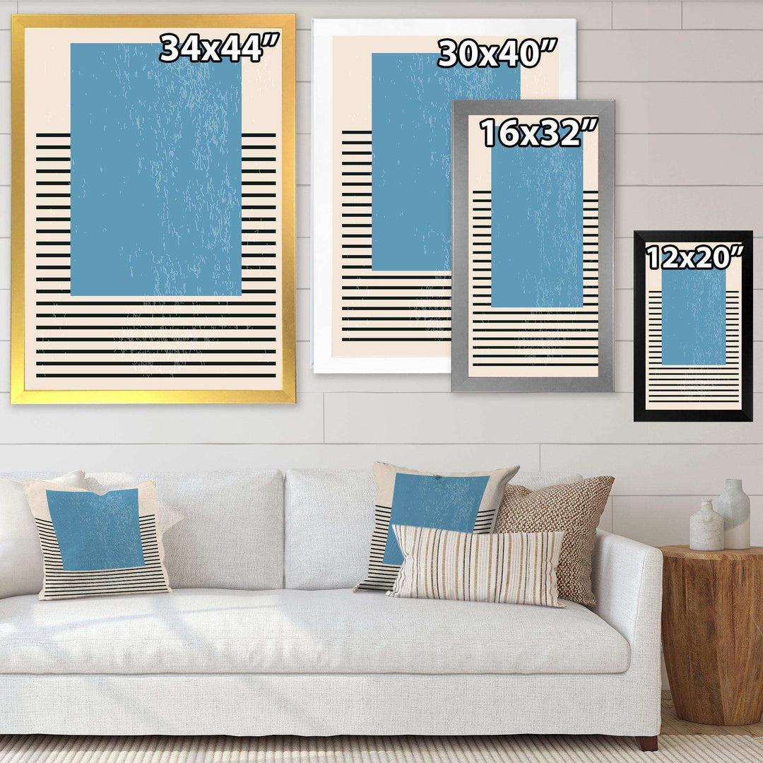 Minimal Geometric Compostions Of Elementary Forms XII - Modern Canvas Wall Art