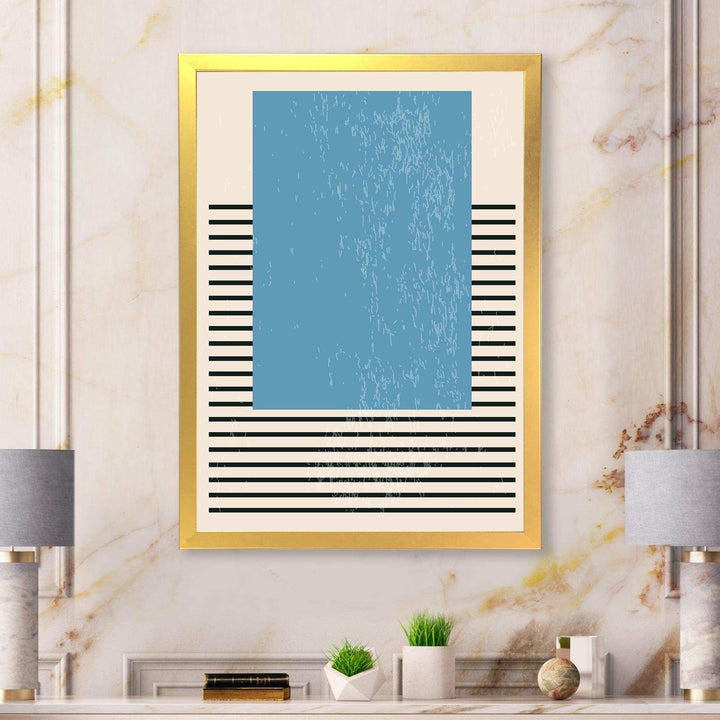 Minimal Geometric Compostions Of Elementary Forms XII - Modern Canvas Wall Art