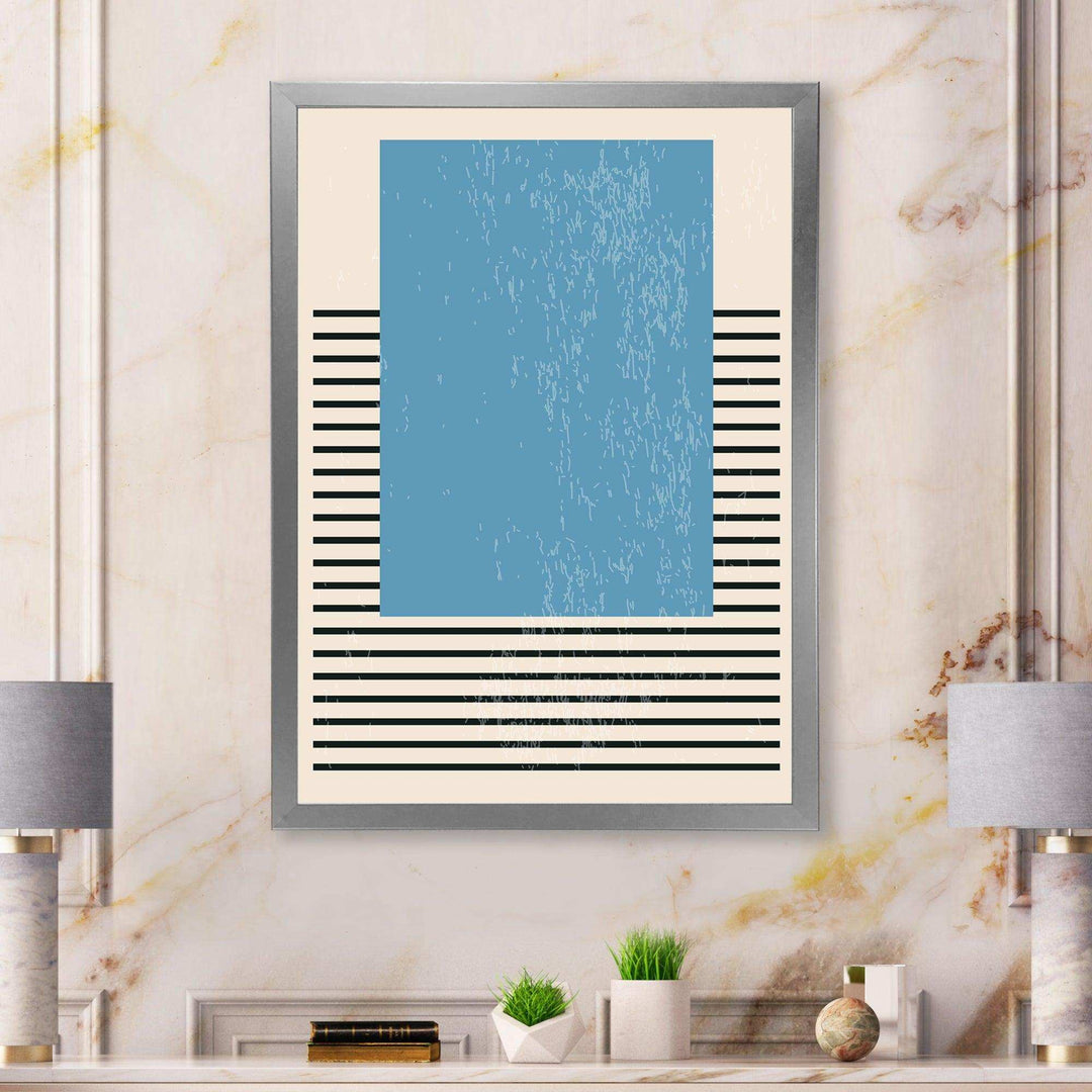 Minimal Geometric Compostions Of Elementary Forms XII - Modern Canvas Wall Art