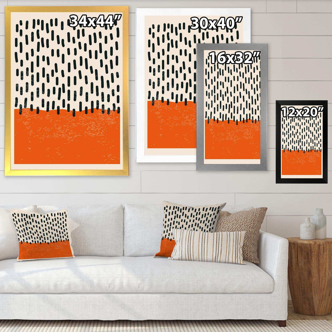 Minimal Geometric Compostions Of Elementary Forms XVII - Modern Living Room Wall Decor