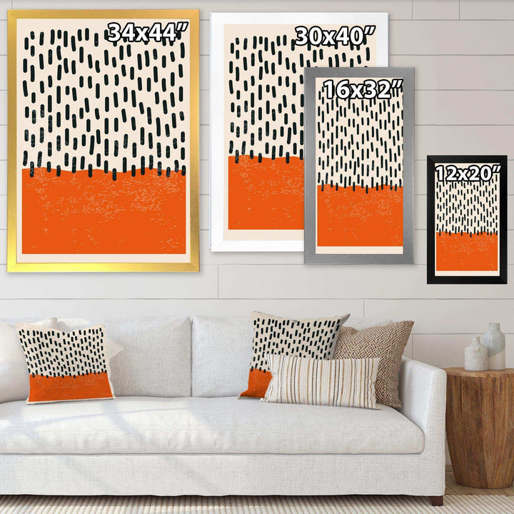 Minimal Geometric Compostions Of Elementary Forms XVII - Modern Living Room Wall Decor