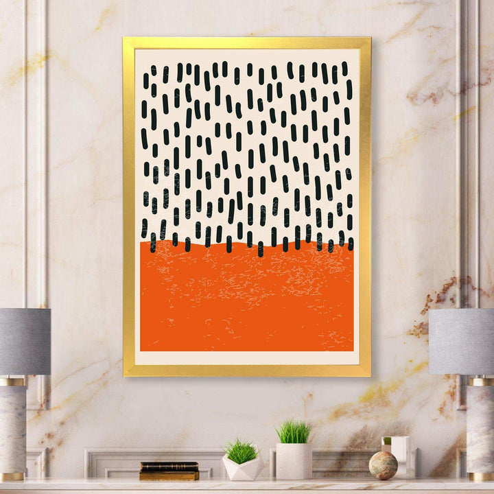 Minimal Geometric Compostions Of Elementary Forms XVII - Modern Living Room Wall Decor