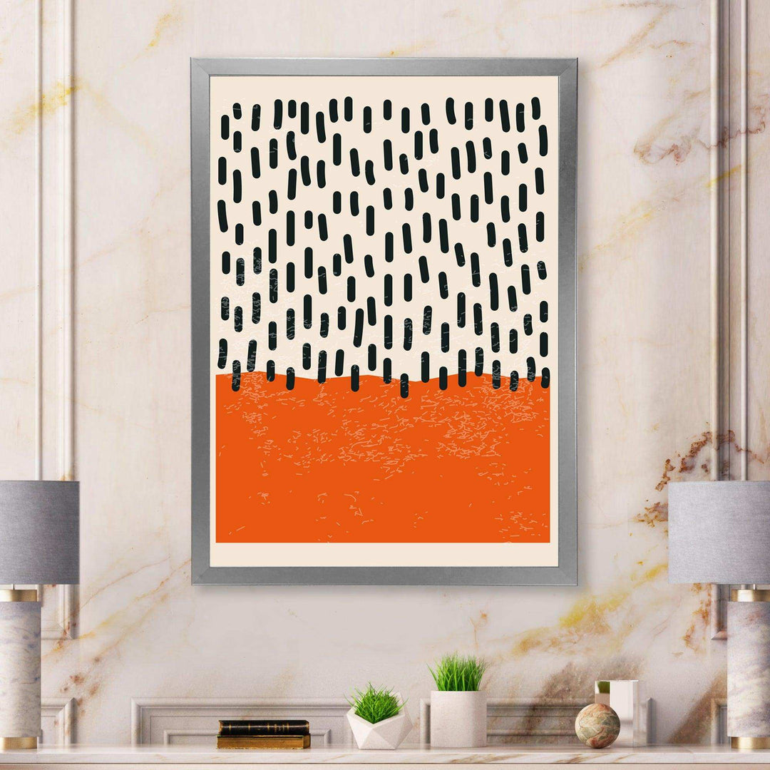 Minimal Geometric Compostions Of Elementary Forms XVII - Modern Living Room Wall Decor