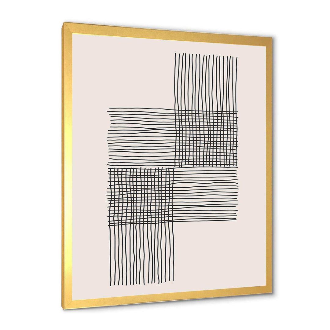 Minimal Geometric Compostions Of Elementary Forms XIX - Modern Bedroom Wall Art