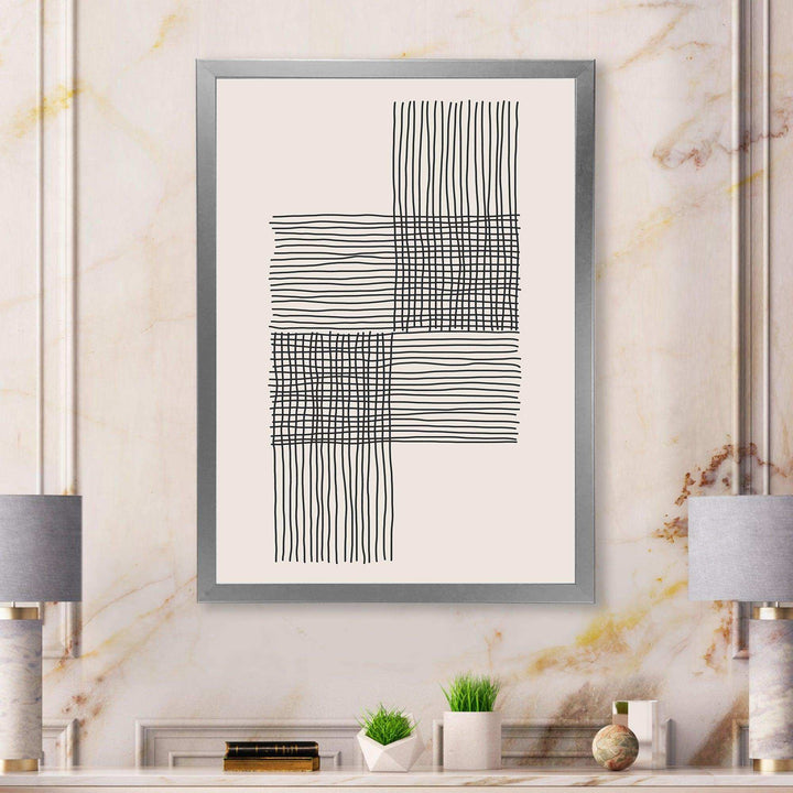 Minimal Geometric Compostions Of Elementary Forms XIX - Modern Bedroom Wall Art