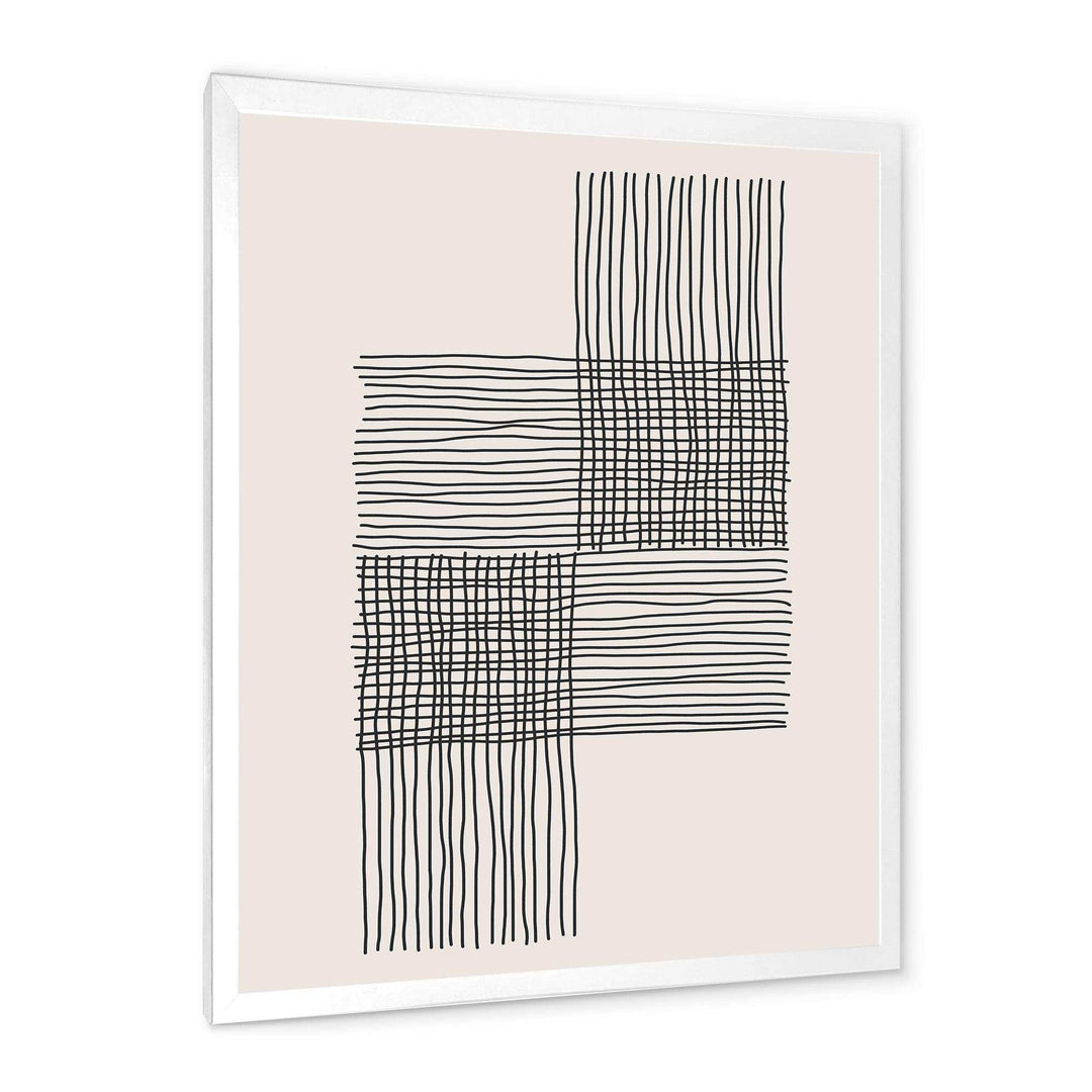 Minimal Geometric Compostions Of Elementary Forms XIX - Modern Bedroom Wall Art