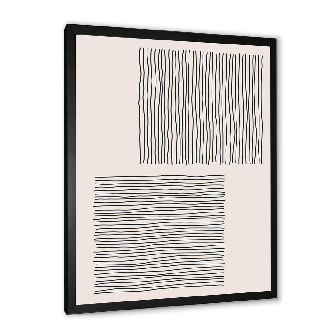 Minimal Geometric Compostions Of Elementary Forms XX - Modern Bedroom Wall Art